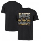 Men's Golden State Warriors Black 2022 NBA Finals Champions Franklin T-Shirt