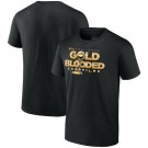 Men's Golden State Warriors Black 2022 NBA Finals Champions Gold Blooded T-Shirt
