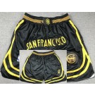 Men's Golden State Warriors Black 2023 City Just Don Shorts