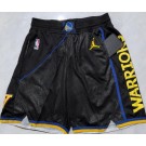 Men's Golden State Warriors Black 2024 Statement Swingman Shorts