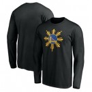 Men's Golden State Warriors Black Filipino Heritage Night Long Sleeve T-Shirt