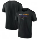 Men's Golden State Warriors Black Logo Pride T-Shirt