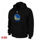 Men's Golden State Warriors Black Printed Pullover Hoodie