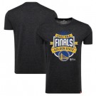 Men's Golden State Warriors Black Sportiqe 2022 Finals Crest Comfy T-Shirt