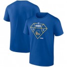 Men's Golden State Warriors Blue 2022 NBA Playoffs Diamond Tip Off T-Shirt