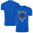 Men's Golden State Warriors Blue Sportiqe 2022 Finals Davis T-Shirt