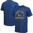 Men's Golden State Warriors Blue Threads Ball Hog Tri Blend T-Shirt