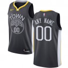 Men's Golden State Warriors Customized Black Icon Swingman Nike Jersey