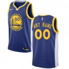 Men's Golden State Warriors Customized Blue Icon Swingman Nike Jersey