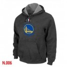 Men's Golden State Warriors Dark Grey Printed Pullover Hoodie