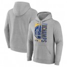 Men's Golden State Warriors Gray 2022 Western Conference Champions Locker Room Pullover Hoodie