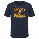 Men's Golden State Warriors Navy Printed T Shirt 211043