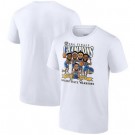 Men's Golden State Warriors White 2022 NBA Finals Champions Caricature T-Shirt