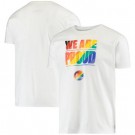 Men's Golden State Warriors White We Are Proud T-Shirt
