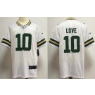Men's Green Bay Packers #10 Jordan Love Limited White Vapor Untouchable Jersey