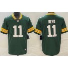 Men's Green Bay Packers #11 Jayden Reed Limited Green Vapor Jersey