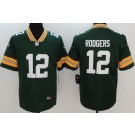 Men's Green Bay Packers #12 Aaron Rodgers Limited Green Vapor Untouchable Jersey