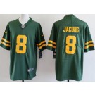 Men's Green Bay Packers #8 Josh Jacobs Limited Green Alternate Vapor Jersey
