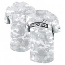 Men's Green Bay Packers Arctic Camo 2024 Salute To Service Performance T Shirt