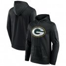 Men's Green Bay Packers Black On The Ball Pullover Hoodie