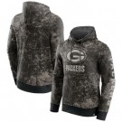 Men's Green Bay Packers Black Shadow Pullover Hoodie