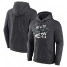 Men's Green Bay Packers Charcoal 2021 NFL Playoffs Bound Lights Action Pullover Hoodie