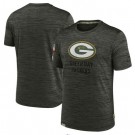 Men's Green Bay Packers Gray 2022 Salute to Service Velocity Team T Shirt