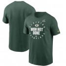 Men's Green Bay Packers Green 2020 NFL Playoffs Bound Shift T Shirt 210111