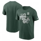 Men's Green Bay Packers Green Go Pack Go Local Essential T Shirt