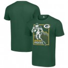 Men's Green Bay Packers Green Graphic Shield Logo T Shirt