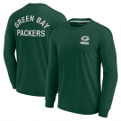 Men's Green Bay Packers Green Gray Super Soft Long Sleeve T Shirt