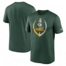 Men's Green Bay Packers Green Icon Legend Performance T Shirt