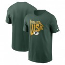 Men's Green Bay Packers Green Local Essential T Shirt