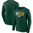 Men's Green Bay Packers Green NFL x Bud Light Long Sleeve T Shirt