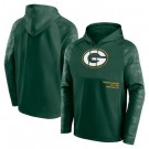Men's Green Bay Packers Green Shade Defender Raglan Pullover Hoodie
