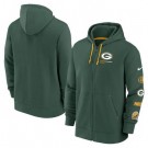 Men's Green Bay Packers Green Surrey Full Zip Hoodie