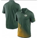 Men's Green Bay Packers Green Yellow Vapor Performance Polo