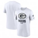 Men's Green Bay Packers White 2024 Salute To Service Legend Performance T Shirt