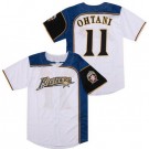 Men's Hokkaido Nippon Ham Fighters #11 Shohei Ohtani White Baseball Jersey