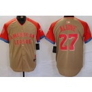 Men's Houston Astros #27 Jose Altuve Gray 2024 All Star Limited Jersey