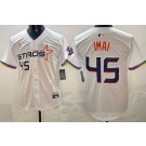Men's Houston Astros #45 Tatsuya Imai White 2025 City Connect Limited Jersey