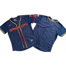 Men's Houston Astros Blank Navy City Connect Cool Base Jersey