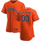 Men's Houston Astros Customized Orange Alternate 2020 FlexBase Jersey