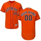 Men's Houston Astros Customized Orange FlexBase Jersey