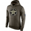 Men's Houston Astros Green Salute To Service Printed Pullover Hoodie
