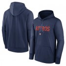 Men's Houston Astros Navy Authentic Collection Pregame Performance Pullover Hoodie