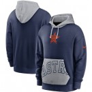 Men's Houston Astros Navy Heritage Tri Blend Pullover Hoodie