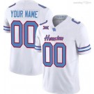 Men's Houston Cougars Custom White FUSE College Football Jersey
