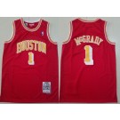 Men's Houston Rockets #1 Tracy Mcgrady Red 2004 Throwback Swingman Jersey