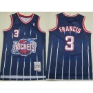 Men's Houston Rockets #3 Steve Francis Navy 1999 Throwback Swingman Jersey